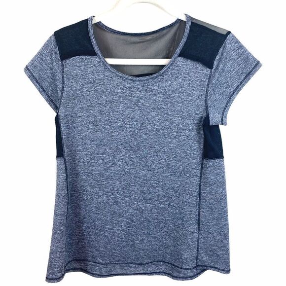 Everlast Mesh Grey Short Sleeve Top - Picture 1 of 3